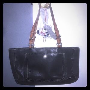 Coach leather tote